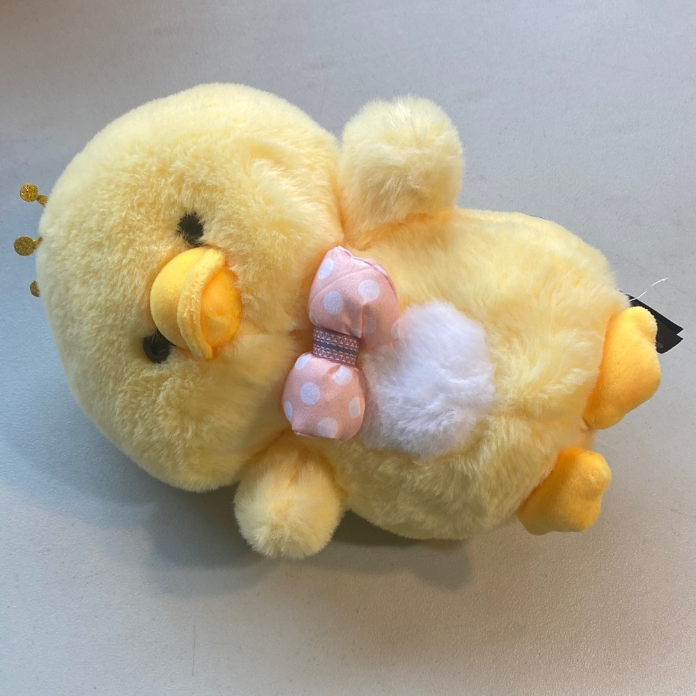 Charming Yellow Chick Plush Toy for Small Pets